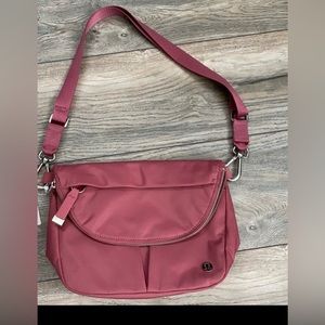 Lululemon All Night Festival Bag, rich pink color as pictured, used once only.
